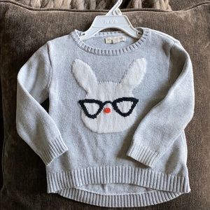 Tucker & Tate rabbit toddler sweater
